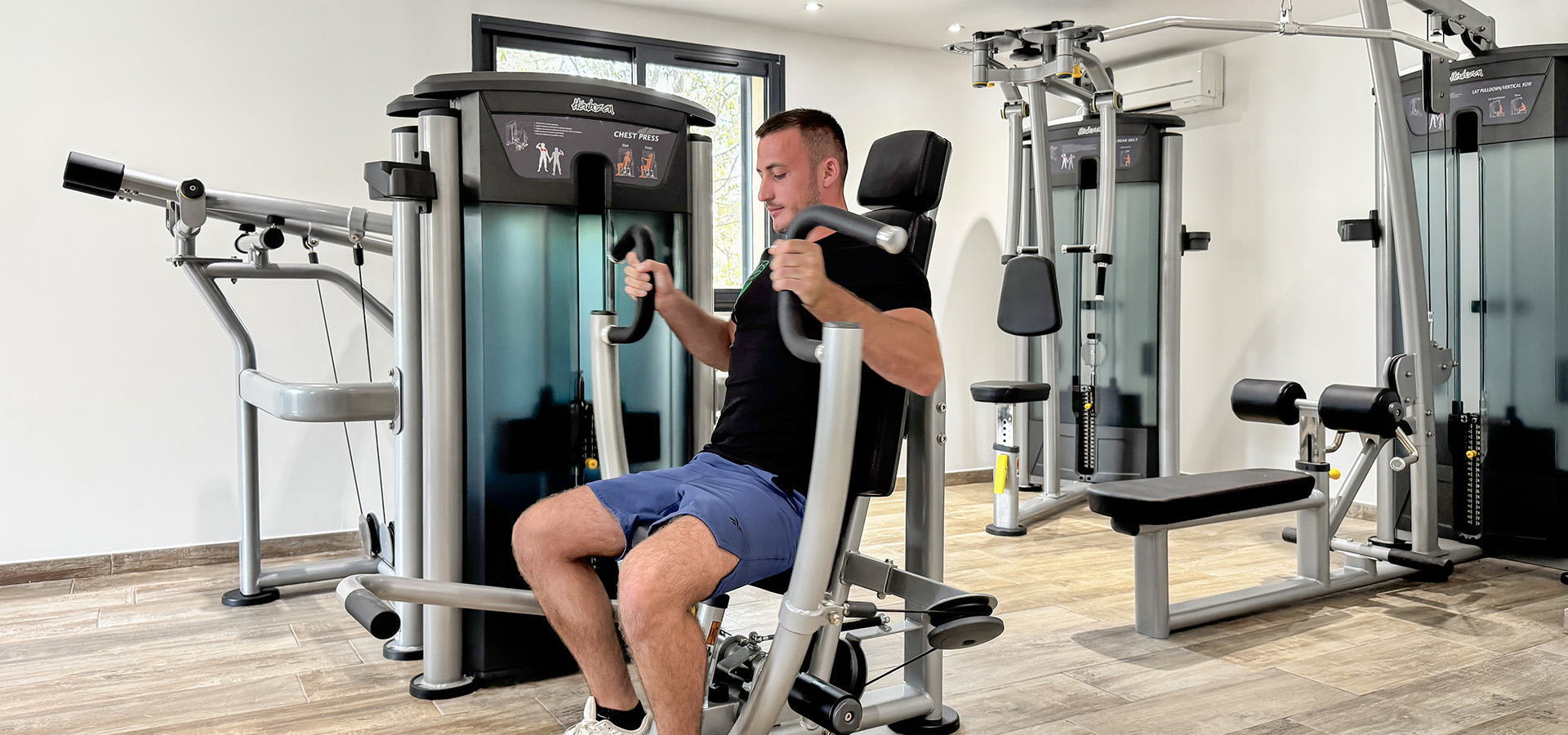Camping la vetta salle de sport pec